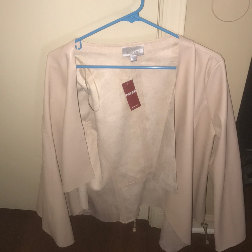 cream / rose gold avenue jacket